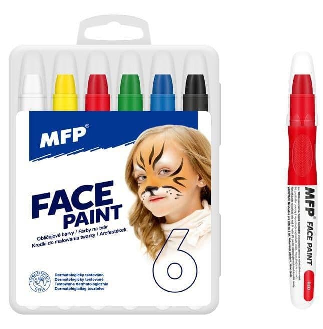 MFP Barvy na obličej 6ks