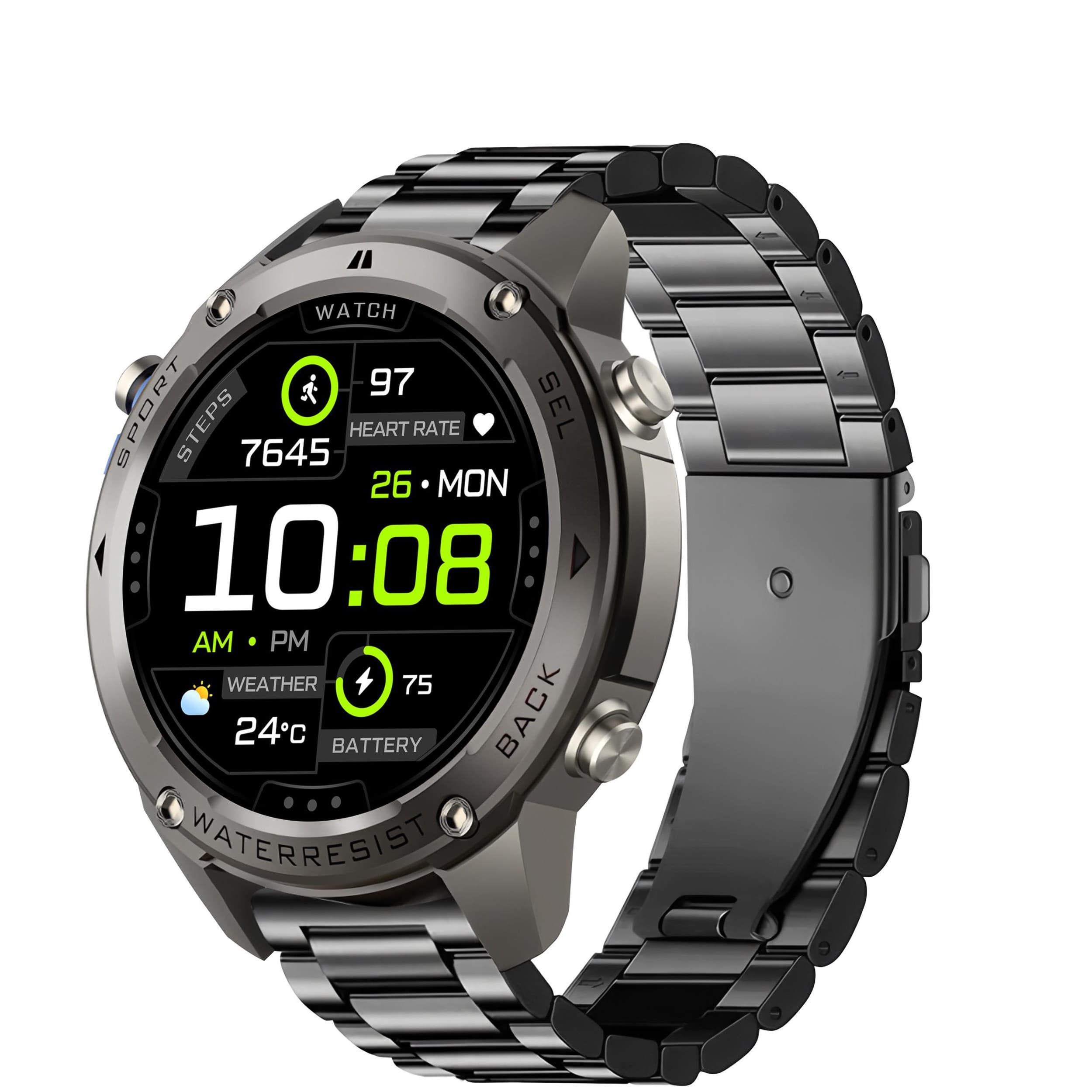 Aligator Chytré hodinky WATCH GPS černé