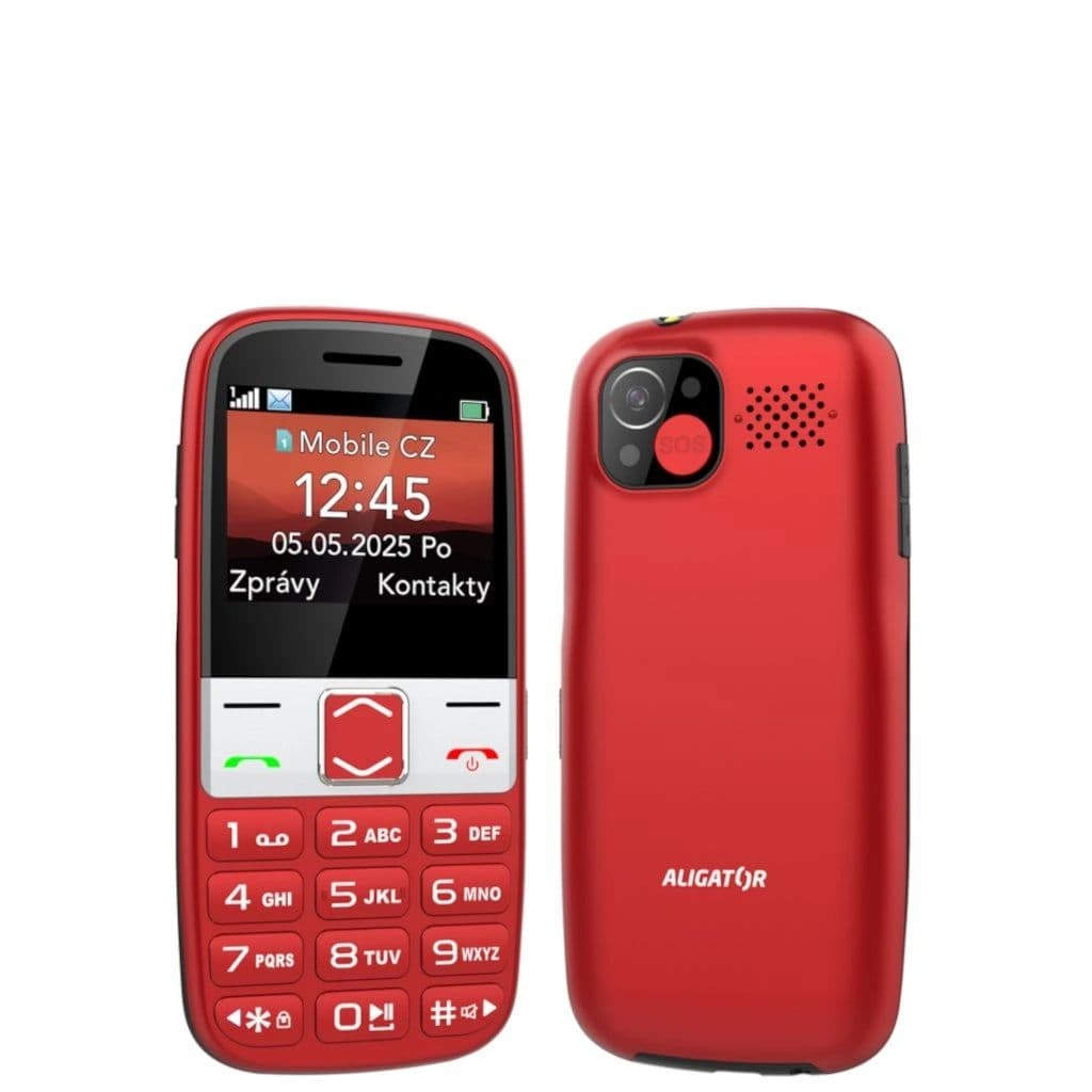 Aligator Seniorský telefon A775RD