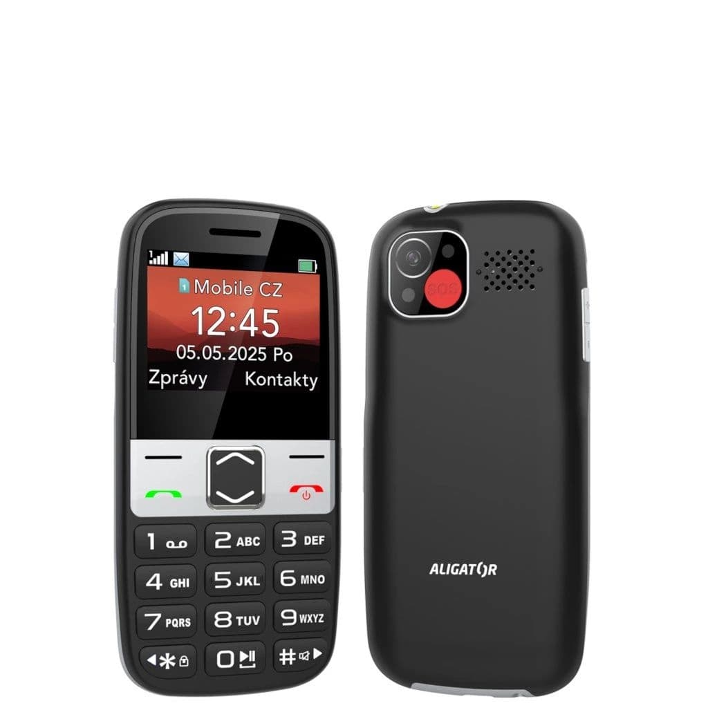 Aligator Seniorský telefon A775BK