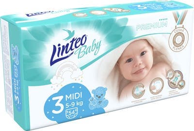 Linteo Baby Prémium Midi vel. 3 (5-9kg)