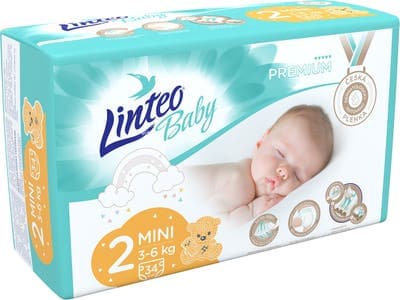Linteo Baby Prémium Mini vel. 2 (3-6kg)