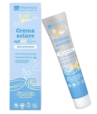laSaponaria BIO Opalovací krém pro děti a citlivou pokožku SPF 50