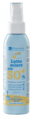 laSaponaria BIO Opalovací mléko pro děti a citlivou pokožku SPF 50+