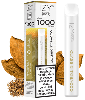 IZY VAPE ONE+ TX Classic Tobacco 18 WHI