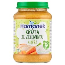Hamánek Krůta se zeleninou a rýží 190g