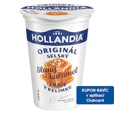 Hollandia Original selský jogurt slaný karamel s kulturou BiFi 200g