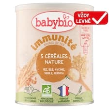 Babybio Bio nemléčná 5zrnná obilná kaše 220g