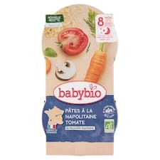 Babybio Bio večerní menu neapolské těstoviny 2 x 200g