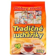 Dobrý Život Tradiční suchárky 140g