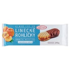 Klasa Linecké rohlíčky s meruňkovou náplní 210g