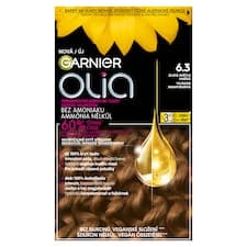 Garnier Olia permanentní barva na vlasy 6.3 zlatá světle hnědá