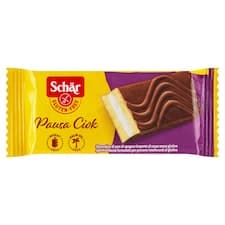 Schär Pausa Ciok jemné pečivo bez lepku plněné mléčným krémem v kakaové polevě 35g