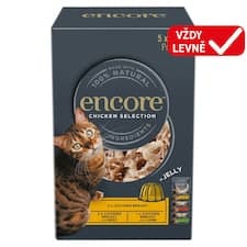 Encore Cat Multipack Jelly kapsička kuřecí výběr 5 x 50g