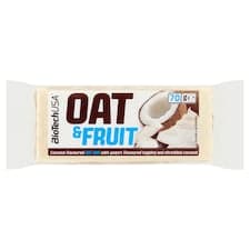 BioTechUSA Oat&Fruits kokosová tyčinka, s kokosovými pilinamy, s jogurtovou polevou 70g