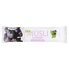 Tekmar Dia müsli tyčinka s černým rybízem v polevě s jogurtem 30g
