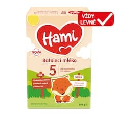 HAMI 5 batolecí mléko 600g