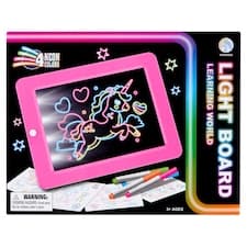 Playfellow Light Board Learning World fluorescenční kreslící tabule