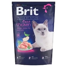 Brit Premium by Nature Adult Chicken kompletní krmivo pro kočky 1,5kg