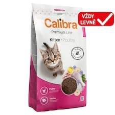 Calibra Premium Line kompletní suché krmivo pro koťata, březí a kojící kočky 2kg