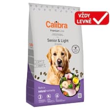 Calibra Premium Line kompletní krmivo pro starší psy nebo pro psy s nadváhou 3kg
