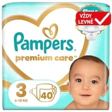 Pampers Premium Care Velikost 3, 40 Plenek, 6kg-10kg