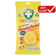 Green Shield Pro vlhčené ubrousky pro použití v domácnosti 50 ks