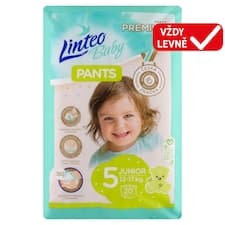 Linteo Baby Premium Pants plenkové kalhotky 5 junior 12-17kg 20 ks