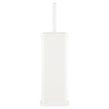 F&F Home White Metal Square WC štětka 10 x 10 x 38 cm