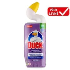 Duck Deep Action Gel Antibacterial Lavender čisticí a dezinfekční přípravek na WC mísu 750ml