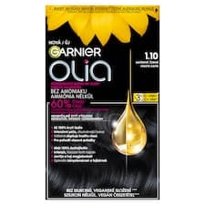 Garnier Olia permanentní barva na vlasy 1.10 safírově černá