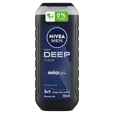 Nivea Men Deep Clean 3 v 1 Sprchový gel 250ml