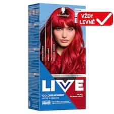 Schwarzkopf Live Colour Moment Semi-Permanent barva na vlasy 092 zářivá červená