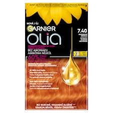 Garnier Olia permanentní barva na vlasy 7.40 intenzivní měděná