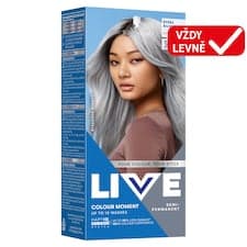 Schwarzkopf Live Colour Moment Semi-Permanent barva na vlasy 098 ocelově stříbrná