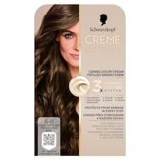 Schwarzkopf Creme Supreme Pečující barvicí krém 6-0 přirozená tmavá blond