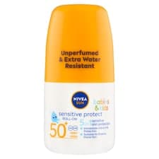 Nivea Sun Sensitive Protect Dětské mléko na opalování v kuličce OF 50+ 50ml