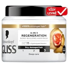 Schwarzkopf Gliss regenerační maska 4v1 Total Repair pro suché a poškozené vlasy 400ml