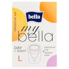 Bella My Bella Menstruační kalíšek a krabička pro skladování a čištění L