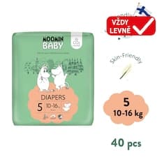 Moomin Baby Pleny 5 10-16 kg 40 ks