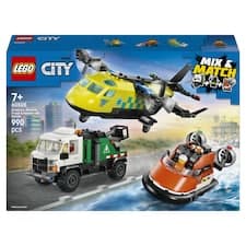 LEGO City 60505 Remix: Letadlo, servisní vůz a vznášedlo