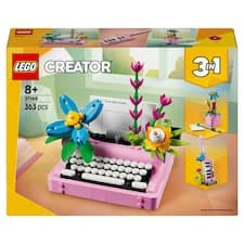 LEGO Creator 3 v 1 31169 Psací stroj s květinami