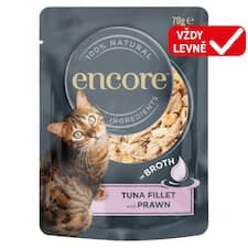 Encore Cat kapsička tuňák s krevetami 70g