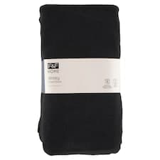 F&F Home Easy Care Black napínací prostěradlo 220 x 200 x 25 cm