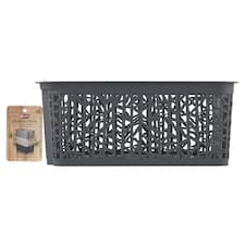 BranQ Bamboo 3 athracite plastový košík