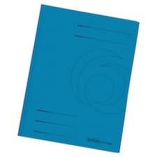 Herlitz Desky A4 recyklované modré 3 chlopně