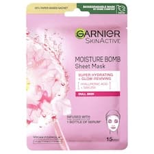 Garnier Skin Naturals oživující textilní maska s výtažkem ze sakury, 28 g