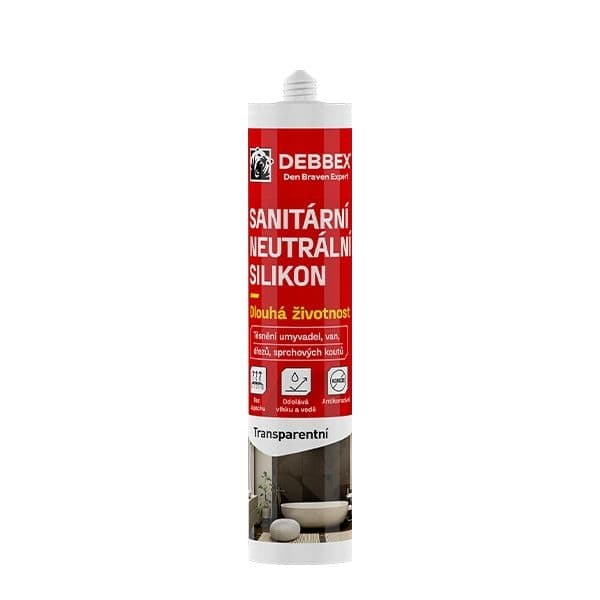 Den Braven Sanitární neutrální silikon 280ml transp.RL