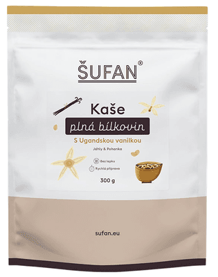 Šufan Kaše plná bílkovin, s Ugandskou vanilkou