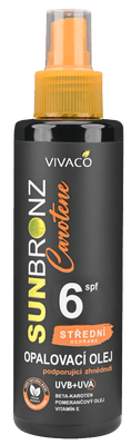 Vivaco Sun Bronz Opalovací olej Carotene OF6